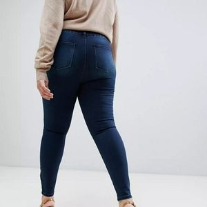 ASOS DESIGN Curve 'Sculpt me' high waisted jeans